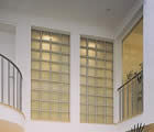 Decorate your Los Angeles home with block glass windows. 